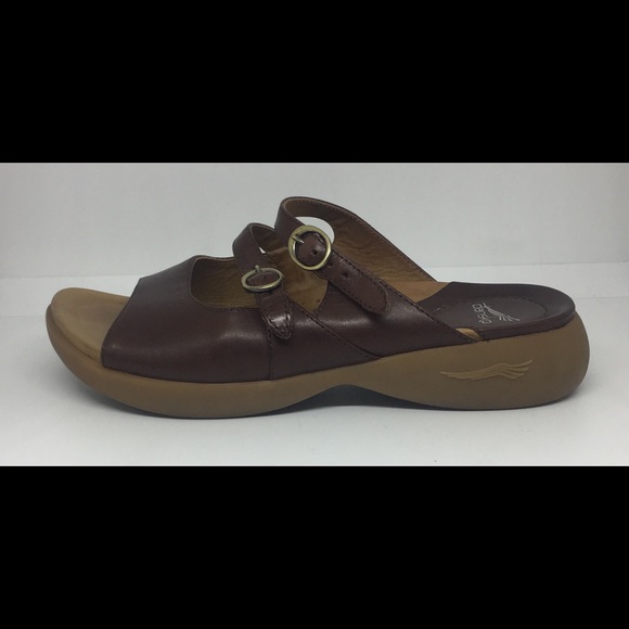Women's Dansko Brown Sandals Shoes Sz 6-6.5 37 Eur - Picture 4 of 8